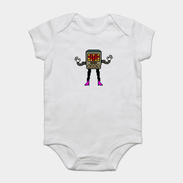 Calculator with legs Baby Bodysuit by nannaquin